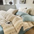 thumbnail image 1 of Korean Bed Sheet Set  Foam Cotton Small Floral Four Piece Set Dormitory Bed Three Piece Set Quilt Set, 1 of 7