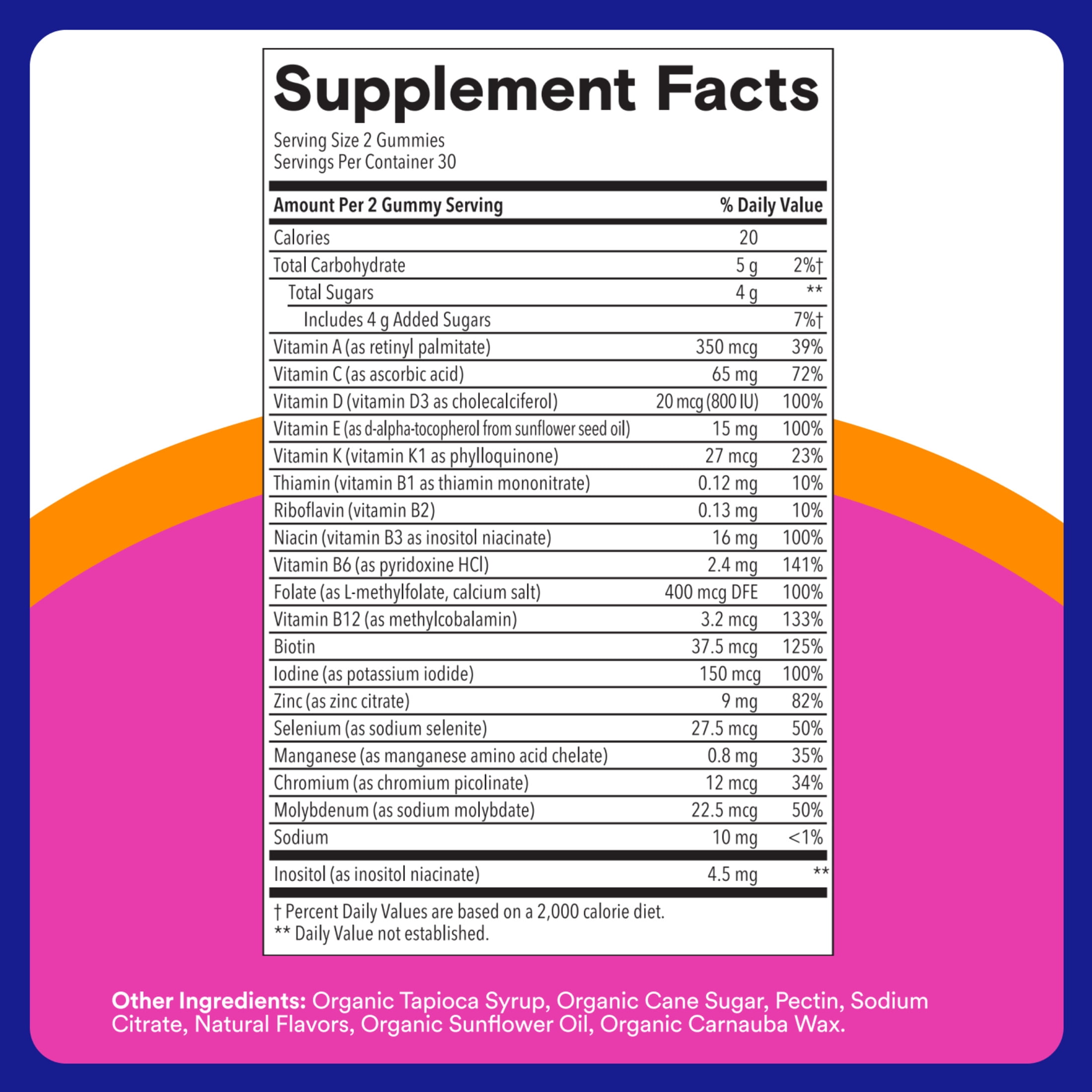 SmartyPants Teen Girl Multivitamin Gummies, Teen Vitamins with Biotin to Maintain Healthy Hair, Skin & Nails, Vitamins D3, B12 & Folate, 19 Nutrients, 60 Count