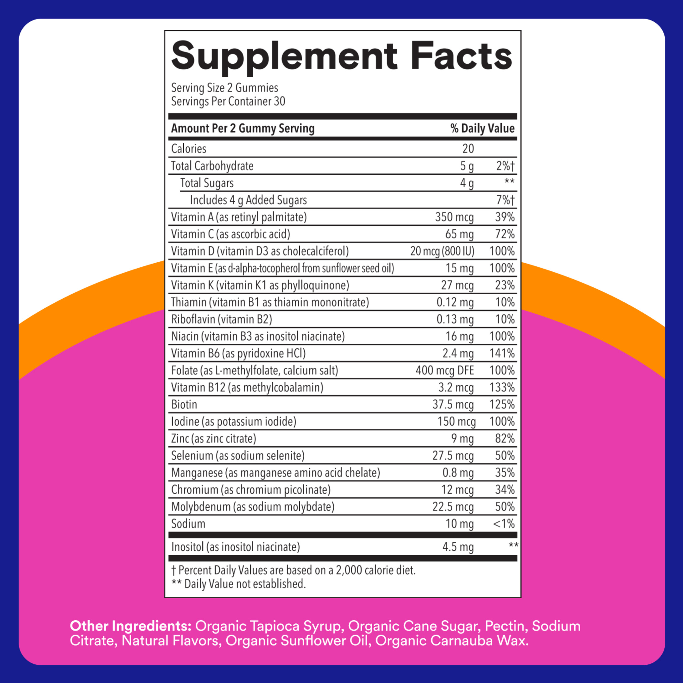 SmartyPants Teen Girl Multivitamin Gummies, 60 Count photo 3