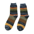thumbnail image 2 of Dress Choice 4 Pairs Mens Athletic Socks Warm Cute Socks Cozy Wool Socks Hiking Trekking Crew Socks Random Color, 2 of 7
