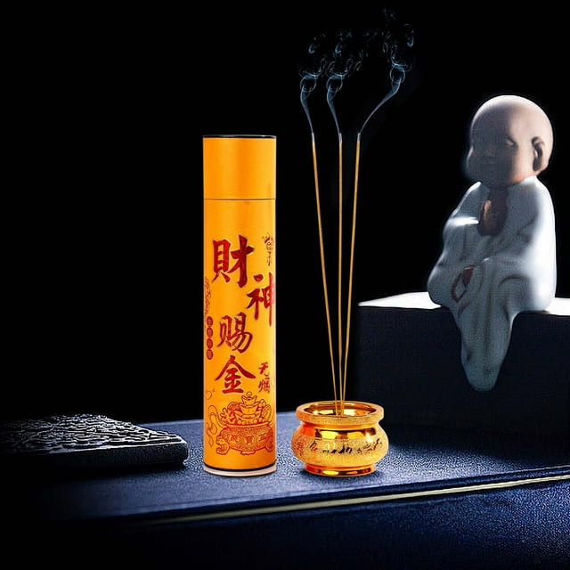 Palos de Incienso de Madera de Sándalo Respuesta a Rollos de Incienso, Fragrancia de Dinero, Incenso de Adoración de Buda en Casa, Incenso de Madera de Sándalo, Incenso de Bodhisattva Guanyin, Incenso