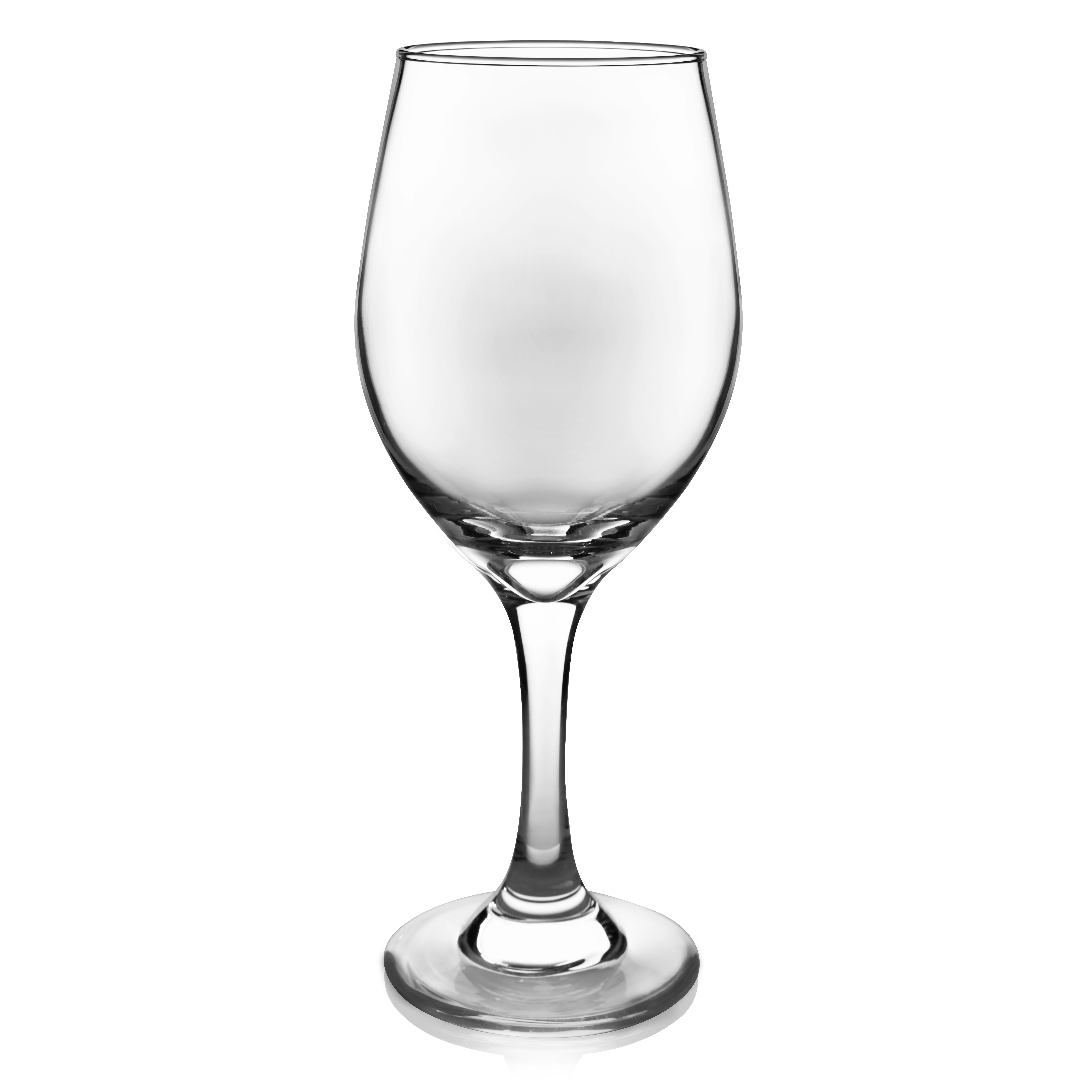 Libbey 4 Piece Classic Wine Glass, 14 Oz, Clear/white Set of 4