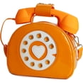 thumbnail image 2 of YOUI-GIFTS Retro dial telephone Crossbody Shoulder Bag,Pu Movable microphone Purse for Women, 2 of 5