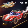thumbnail image 2 of Remote Control Racing Car – 2.4GHz High-Speed RC Car with Rechargeable Battery, LED Lights, 25 km/h Drift Car, Off-Road Electric Toy Vehicle for Kids, 2 of 5