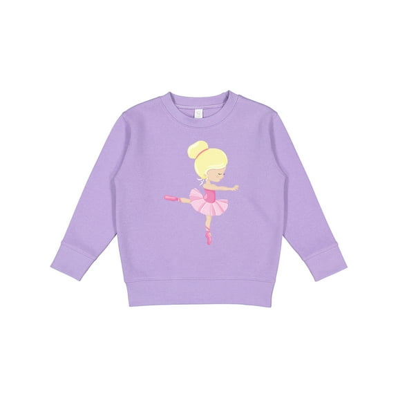 Inktastic Ballerina, Ballet Girl, Ballet Dance, Blonde Hair Toddler Sweatshirt