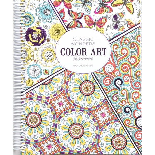 Download Leisure Arts Color Art For Everyone Classic Wonders Coloring Book Walmart Com Walmart Com