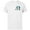 White, variant on Disney and Pixar Alphabet Monogram Letter B Buzz Lightyear - Short Sleeve Cotton T-Shirt for Adults - Customized-Black