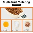 thumbnail image 3 of Pet Food Measuring Scoop Scale, Kitchen Digital Food Measuring Spoon for Dog Cat, Precise Dog Food Measuring Scooper, Measure Liquid/Dry Item, Max 800g, 3 of 8