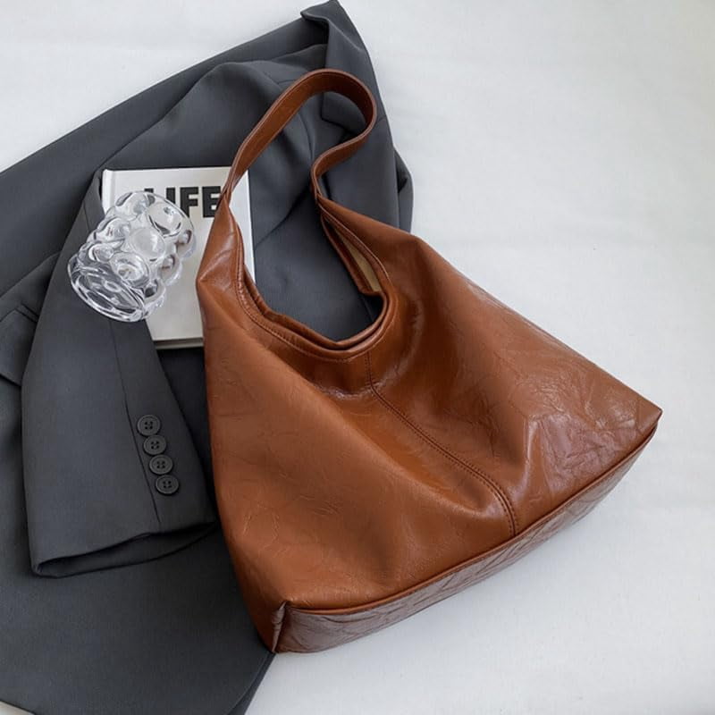 Purses for Women Slouchy Hobo Bag Soft PU Leather Hobo Bags for women Large Capacity Work Tote Bag Shoulder Handbag