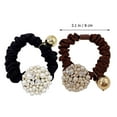 thumbnail image 2 of unbranded 2Ud Ponytail Holder Hair Band Con De Pedrería Para Uso Diario Y Fiesta, 2 of 8