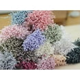 thumbnail image 3 of U8MO 400 Pcs Matte Effect Artificial Flower Stamen Double Round Heads Cotton String-P: Dark Purple, 3 of 7