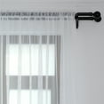 thumbnail image 5 of FUEENIRVA White Sheer Window Tulle, Sunlight Filtering, Modern Decor 2Pcs, 5 of 6