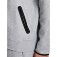 thumbnail image 3 of Reebok Men's and Big Men's Momentum Fleece Full Zip Hoodie, Sizes XS-5XL, 3 of 7