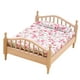 thumbnail image 3 of Cama de Madera para Casa de Muñecas en Miniatura con Estilo Único, 3 of 9