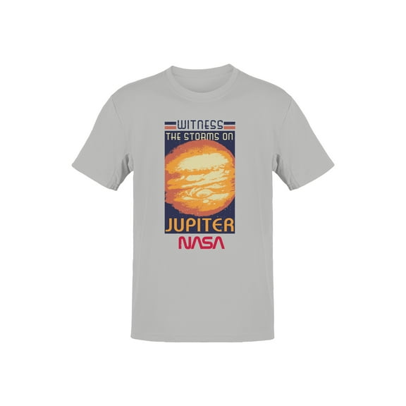 Officially Licensed Nasa Witness the Storms on Jupiter Men's T-shirt