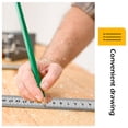 thumbnail image 2 of Decoration Measurement Thickened Double-sided Male Plate Steel Ruler Scale, 2 of 8