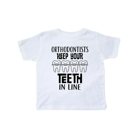 

Inktastic Funny Orthodontist Dental Quote Gift Toddler Boy or Toddler Girl T-Shirt
