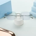 thumbnail image 5 of LifeArt Pure Titanium Frame Glasses/Blue Light Blocking Reading Glasses, Reduce Eyestrain, Stylish for Men and Women(Grey,+3.50 Magnification), 5 of 5