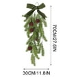 thumbnail image 3 of PALIFEUR Christmas Decorations Swag - Artificial Christmas Wreath Garlands, 27.6 inch Soft Christmas Swag for Mantle Wall Fireplace Holiday Party Decor, 3 of 9
