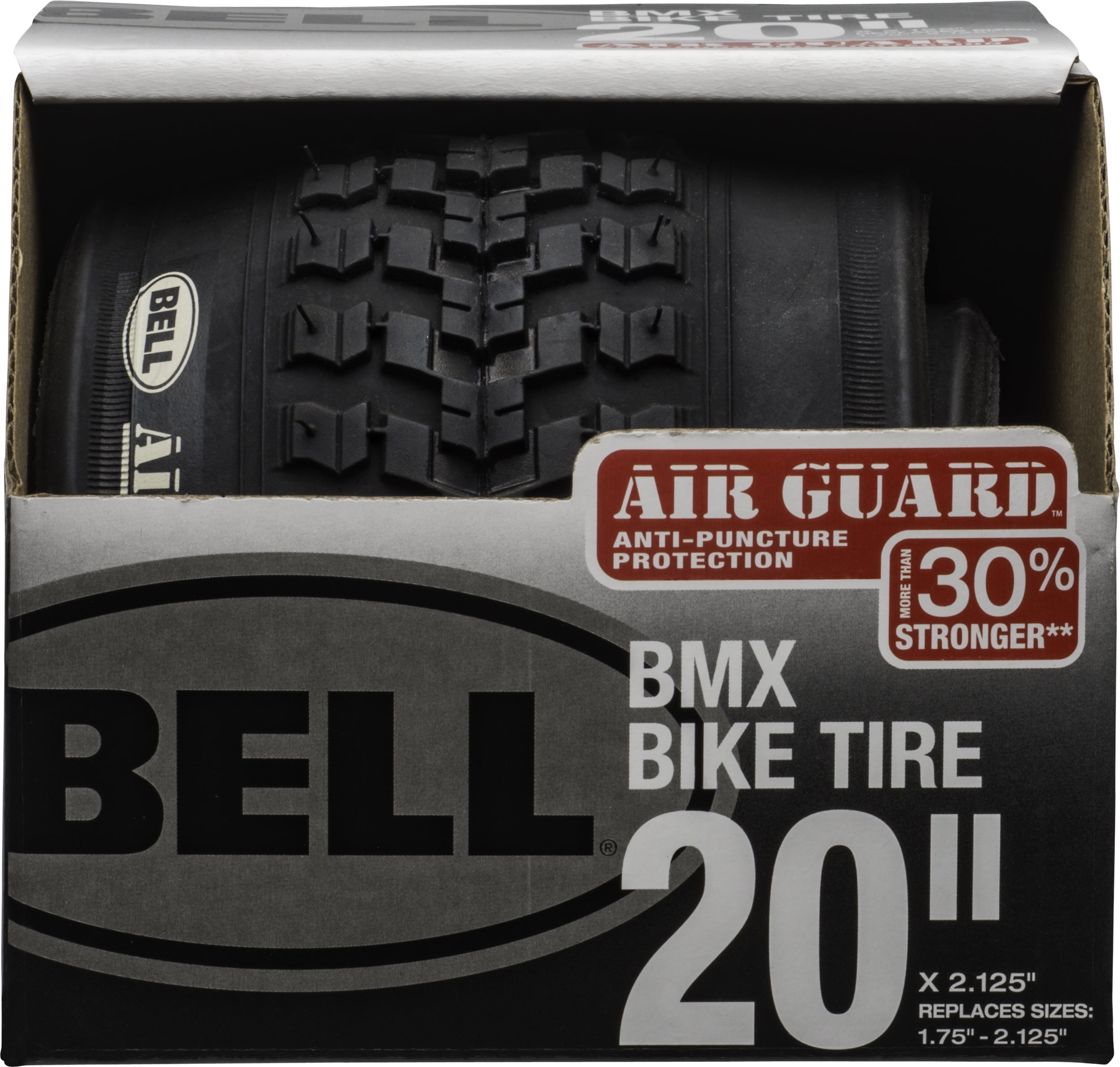 NEW BELL BMX BIKE TIRE 20" X 2.125" FLAT DEFENSE ANTI-PUNCTURE PROTECTION 1 