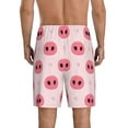 thumbnail image 2 of Balery Pig Noses Men's Cotton Knit Pajama Shorts Waistband & Pockets,Short Pajama Pants-XX-Large, 2 of 8