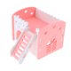 thumbnail image 4 of Casa de Hamster Sunnimix Villa Hut Jugar juguete rosa Tamaño Grande, 4 of 8