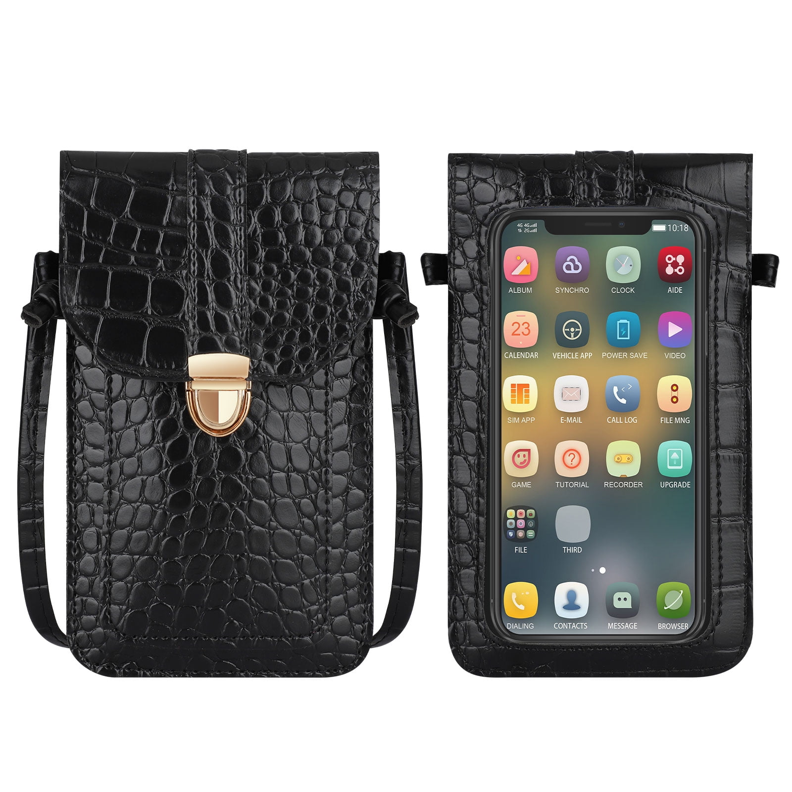 EEEkit Crossbody Cellphone Purse for Women, Touch Screen Shoulder Bag with Adjustable Strap