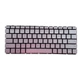 thumbnail image 3 of Teclado del ordenador portátil Macarena plateado para computadora portátil con retroiluminación en inglés, 3 of 8