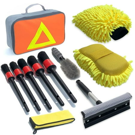 

UNTIOR - Power Scrubber Brush Set Car Polisher Bathroom Cleaning Kit Bathroom Kitchen Cleaning Tool Multipurpose Drill Brush Set