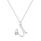 thumbnail image 1 of 26 Initial Alphabet Shape Rhinestone Collar para Mujeres Collares para Mujeres A Z 26 Alphabet Initial Silver Collares para Mujeres Niñas, 1 of 4