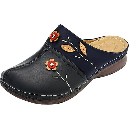 

Slippers for Men Breathable Slip on Flip Flops for Women Vintage Large Size Summer Beach Sandals