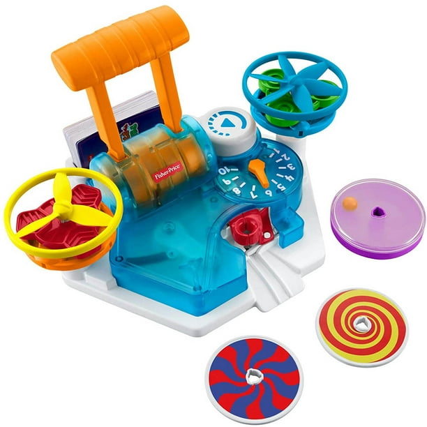 Fisher-Price Fun Colorful Think & Learn Load & Launch Science Spinners -  