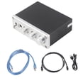thumbnail image 1 of M Buder DAC Q3 PRO Decodificador de Audio Digital Avanzado con Amplificador para Auriculares 3.5mm, Interfaz RCA Bañada en Oro, Rango 20Hz-20kHz, Múltiples Entradas (Plateado, 20.00 cm / 7.87 inches), 1 of 9