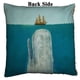 thumbnail image 2 of ABPHQTO Funda de almohada de ballena, barco de vela de mar azul ballena, funda de almohada de lentejuelas de sirena reversible, funda de cojín para decoración del hogar, 45x45 cm ABPHQTO FishPillow-QQ-40-18x18, 2 of 2