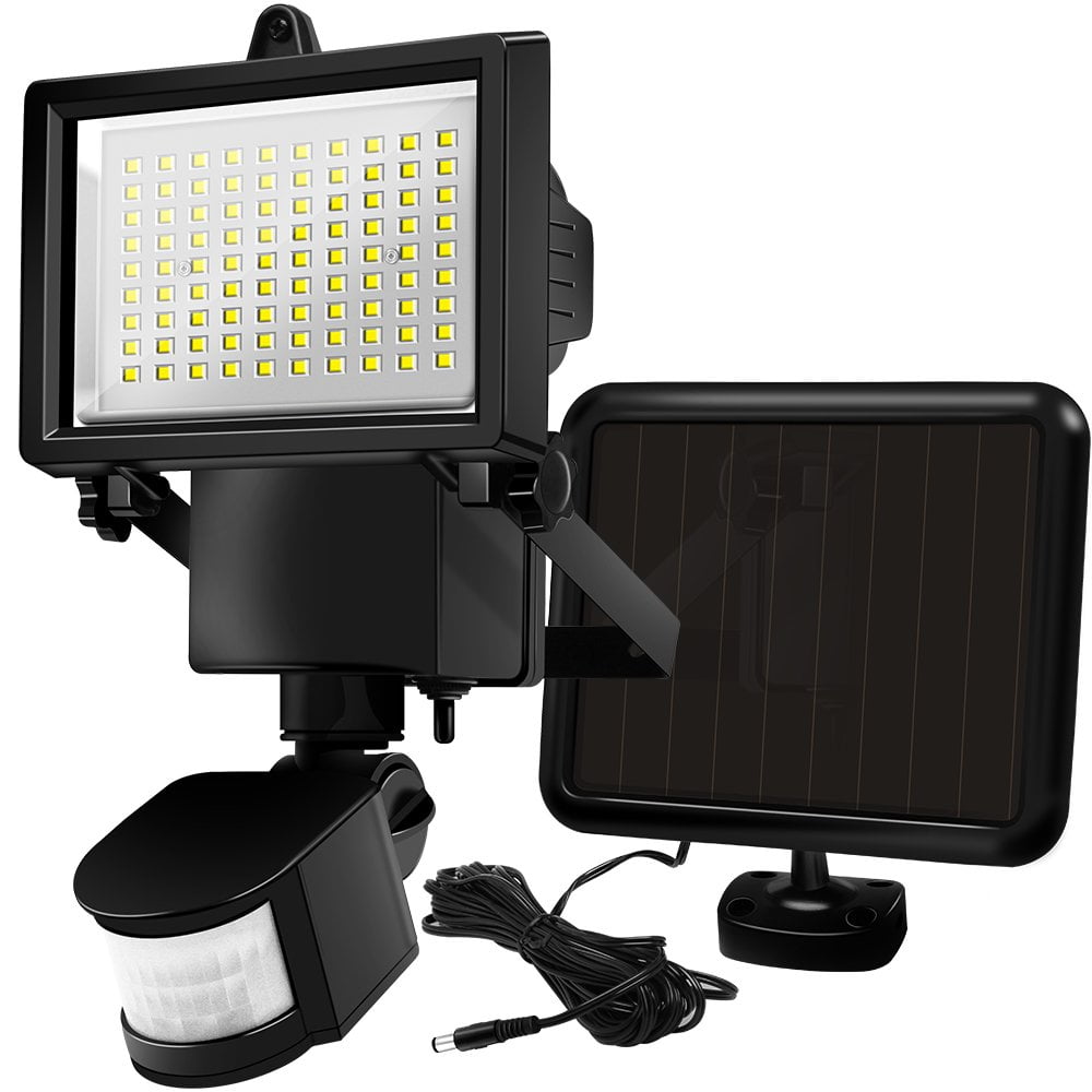 Solar Lights Outdoor Motion Sensor 154 COB LED 1200 LM Solar Lights Weatherproof 