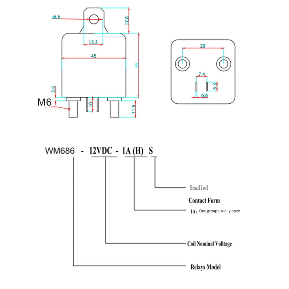 Wireless Remote Battery Disconnect Switch For Dc12V Vehicles 200A Rated