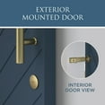 thumbnail image 6 of V1045 Barn Door Privacy Lock - Satin Nickel, 6 of 7