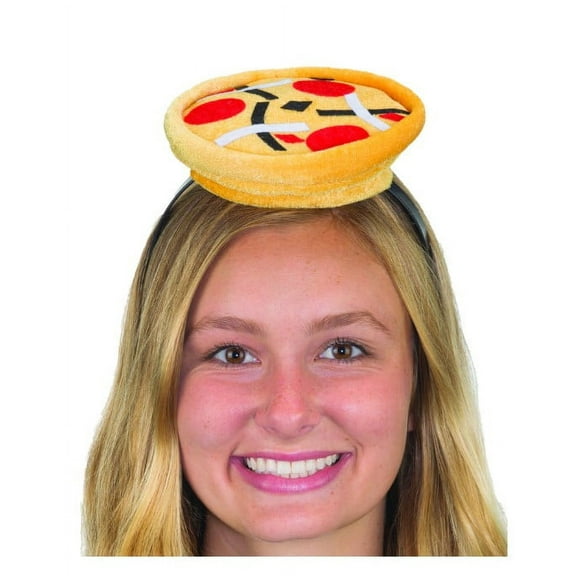Pizza Mini Hat Headband - Costume Accessory - Teen Adult