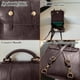 thumbnail image 5 of Backpack Fashion Handbag Trendy Lightweight Travel Backpack, Vintage Style Casual Korean Version Student Schoolbag, Adjustable Shoulder Straps Portable Foldable, Durable Polyester Material,, 5 of 7