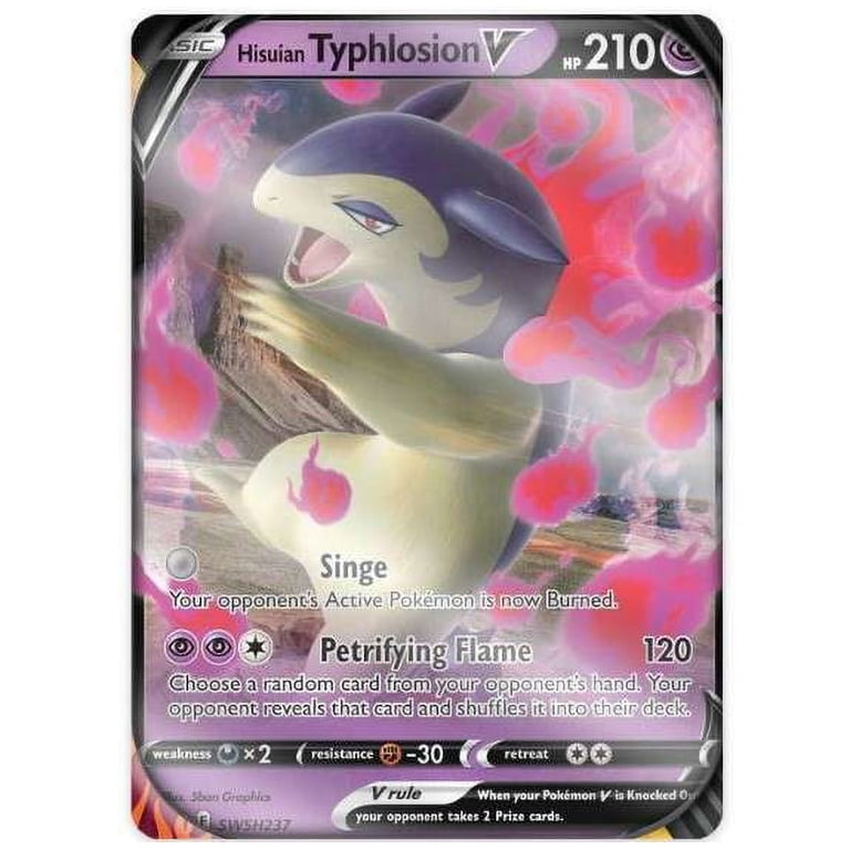 typhlosion v pokemon card value - Hisuian - SWSH237 - Black Star Promo Hisuian Typhlosion VSTAR260 HP Hisuian Typhlosion V Astral Radiance