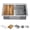Stainless Steel, variant on DELTA Lorelai 30 Workstation Kitchen SinkDrop-In Top Mount16 GaugeStainless Steel Single Bowl withWorkFlow Ledge and Accessories