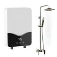 thumbnail image 2 of 5500W Electric Hot Water Heater Instant Tankless Water Heater Bathroom Shower Multi-purpose Household Hot-Water Heater ,Compact Design, 2 of 6
