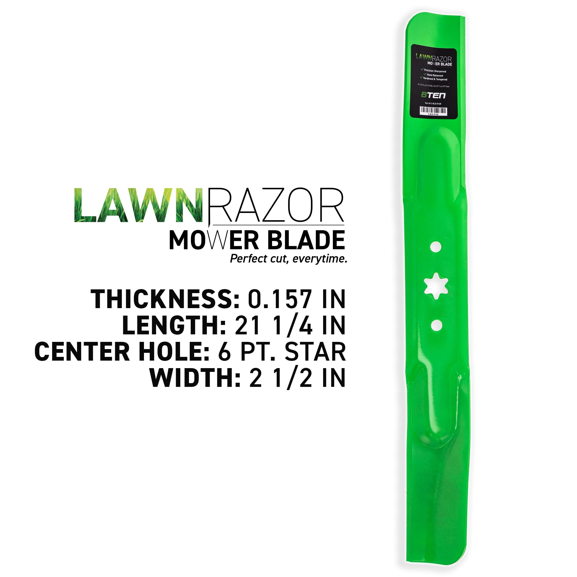 LawnRAZOR Blade for 42 inch Cub Cadet RZT 42 942-04308 High Lift 2 Pack 810-CBL2380D