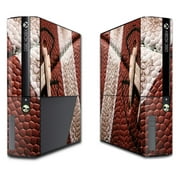 MightySkins Skin Compatible With Microsoft Xbox 360E (3rd Gen) cover wrap skins sticker Football
