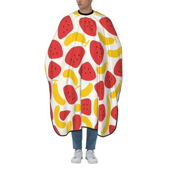 ZICANCN Hair Cutting Cape for Adults, Fruit Background Pattern Cape Salon Barber Cape for Hair Stylist Shampoo Capes Waterproof 55x66 IN