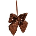 thumbnail image 3 of Northlight Shimmering Sequin Bow Christmas Hanging Ornament - 6" - Red, 3 of 5