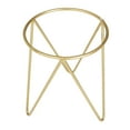 thumbnail image 4 of CosmoLiving by Cosmopolitan 6", 6"W Gold Metal Planter with Removable Stand (2 Count), 4 of 8