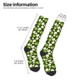 thumbnail image 2 of Naloa Green Fruit Knee Socks, High Socks Long Stretchy Sock Women Knee High Stocking, Long Socks for Women, 2 of 6