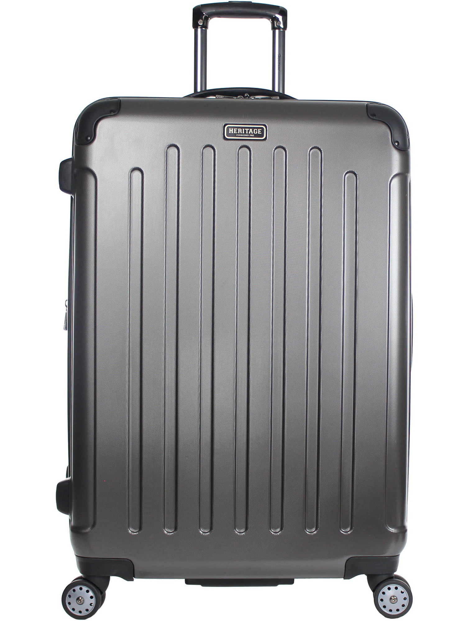 Heritage Logan Square Collection 20 Inch Expandable 8-Wheel Carry-On Luggage Light