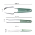 thumbnail image 6 of Sunjoy Tech 3-In-1 Watermelon Cutter Set Stainless Steel Fruit Knife Fork Melon Baller Scoop Food-Grade Corrosion-Resistant Easy to Use Kitchen Tool for Cantaloupe Kiwi Ice Cream, 6 of 8